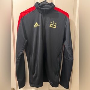 Adidas Mo Salah Track Jacket - Black/Red - Size Men’s Small - NWT